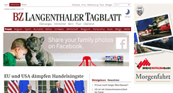 Desktop Screenshot of langenthalertagblatt.ch